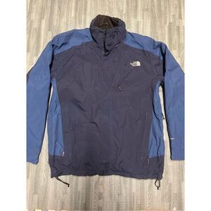 The North Face Hyvent Jacket Men’s Blue Rain Jacket  Size L